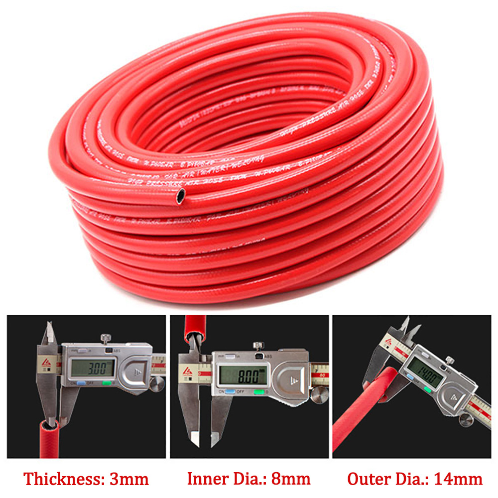 Home Cooking Gas - เส้นผ่านศูนย์กลาง 14 มม./8 มม.ท่อออกซิเจนแรงดันสูงทนต่อการสึกหรอท่อแก๊ส LPG ป้องกันการระเบิดโพรเพนอะเซทิลีนท่อสำหรับตัดแก๊ส