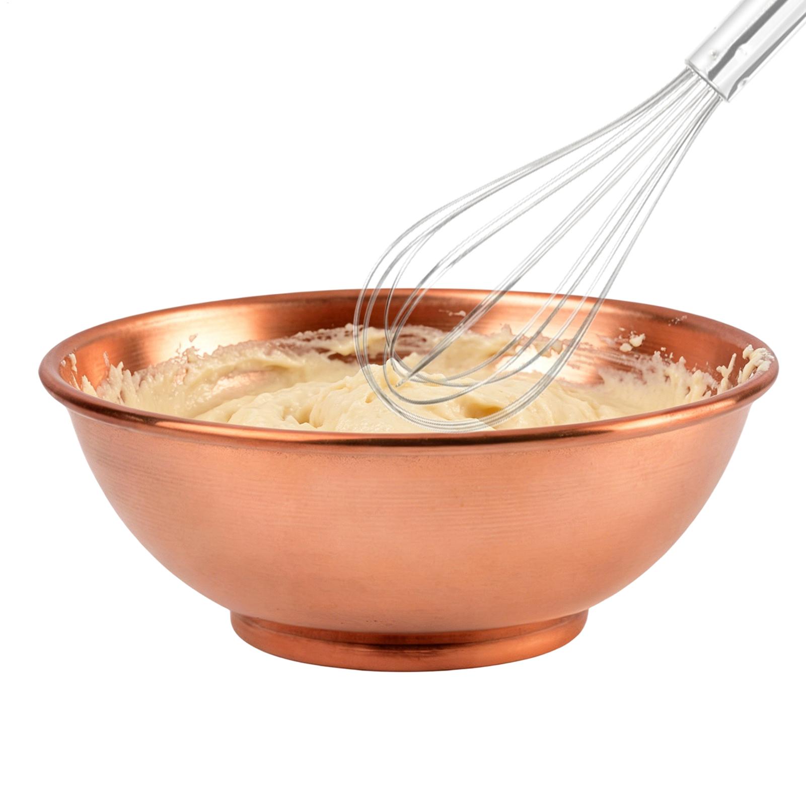 Home Cooking Recipes - ชามทองแดงขนาดใหญ่ ภาชนะเก็บของ ถาดทองแดงสำหรับผสมอาหาร ใส่สลัด ใช้เสิร์ฟที่บ้าน อบขนม