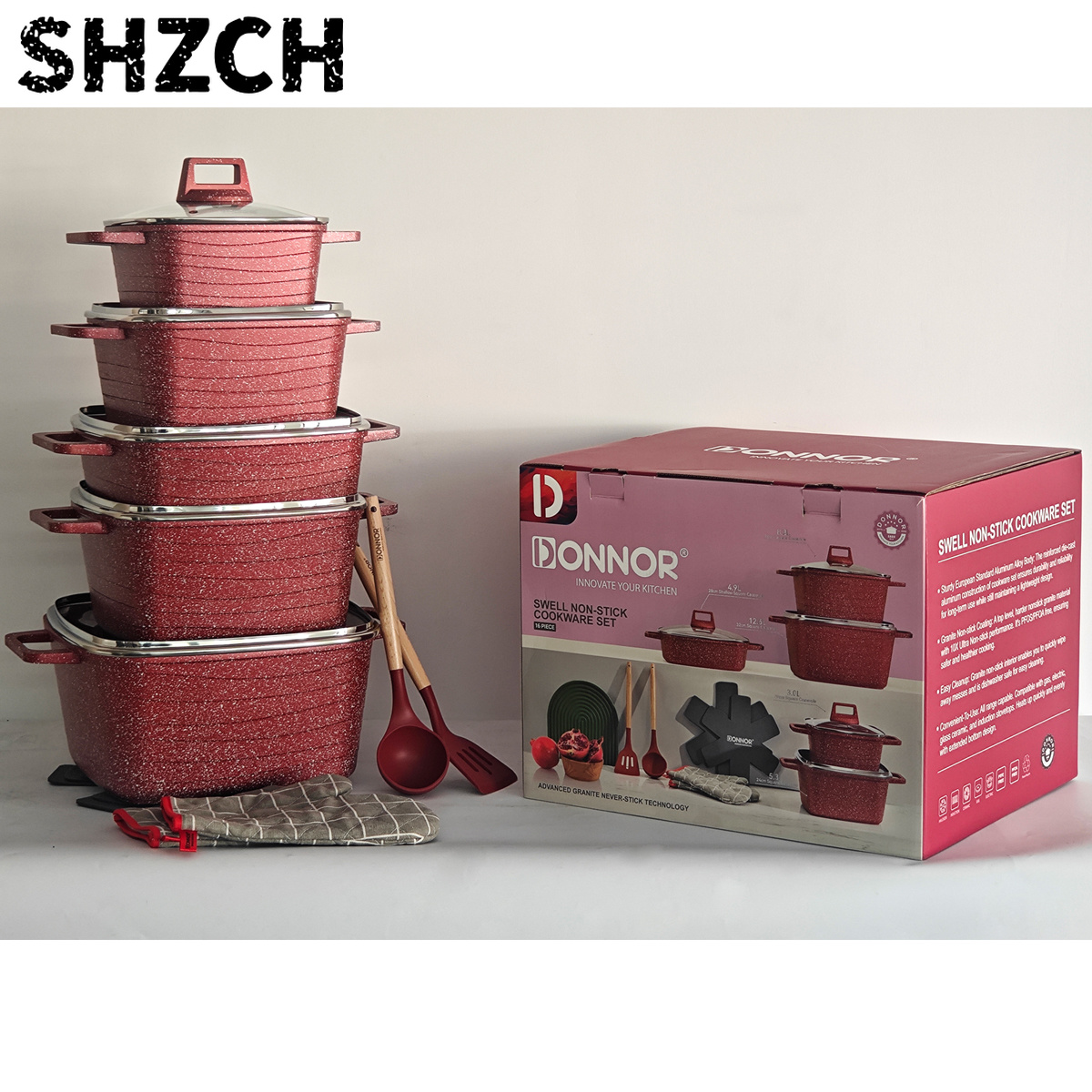 ชุดเครื่องครัว Donnor Square ผ - Home Cooking Gas บทวิจารณ์และราคา